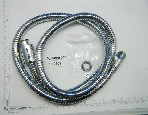Franke FR9603; ; Spray Hose for excel & Triflow side sprayer; in Chrome   9603; FR9643