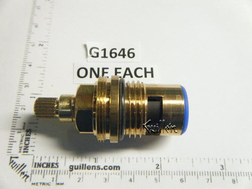 Franke G1646;;__ 2-1/8in 20pt; Diverter cartridge; in Unfinish; Used on FRG1646; FF-1780