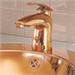 Franke FB-355;Triflow FB-300 Series; Single Handle Top Lever Low Style Bath Faucet; in Bronze Tone