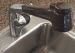 Franke FF-869; FF-800 Series; pullout with dual aerators single handle side lever with brown dome cap high style kitchen faucet; in Brown