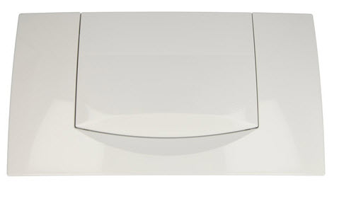 Geberit 115.222.11.1; ; actuator plate 200F for stop-and-go flush; in white alpine; ;