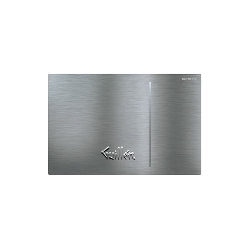 Geberit 115.620.FW.1; Sigma; actuator plate for dual flush for concealed cistern 12 cm; in stainless steel brushed; ;