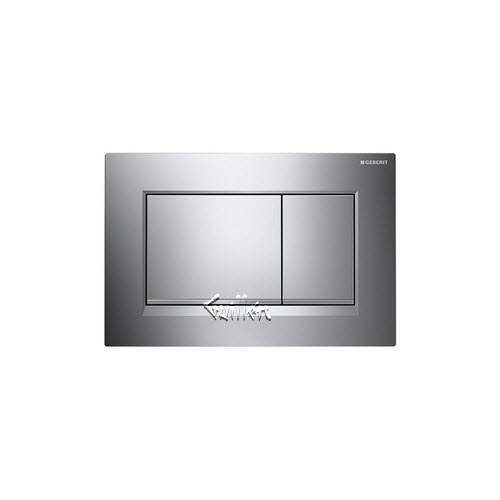 Geberit 115.883.KH.1; Sigma30; actuator plate for dual flush; in bright chrome / matt chrome / bright chrome; ;