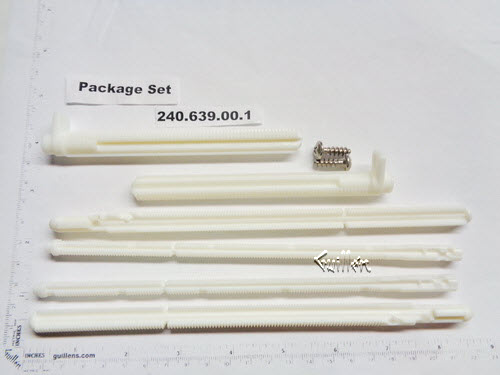 Geberit 240.639.00.1; ; Actuator rod set for actuator plate; in Unfinish; ;