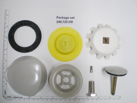 Geberit 240.725.DX; ; bwo gray trim kit; in Gray 886.005.DX.0  ; ; Discontinued Product
