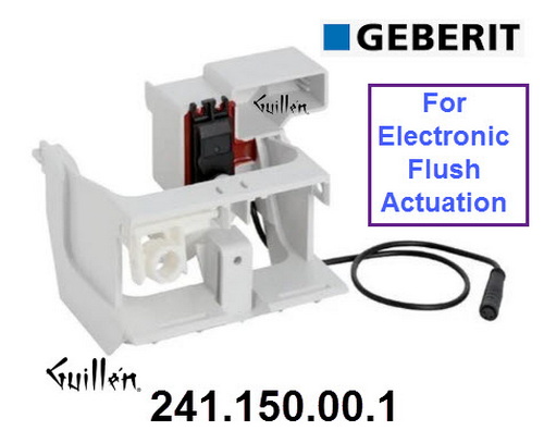 Geberit 241.150.00.1; ; Lifting device with servomotor for WC flush control with electronic flush actuation; in Unfinish; ;