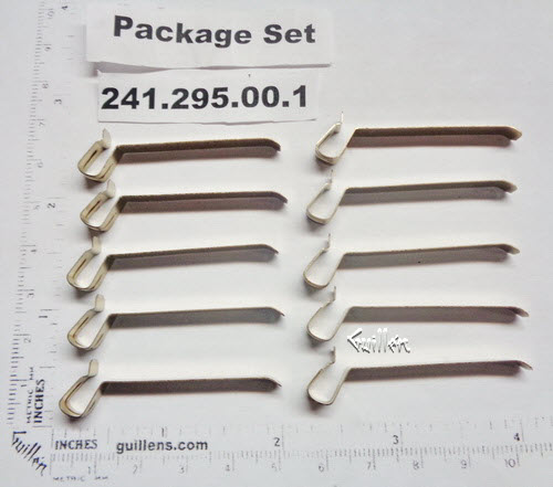 Geberit 241.295.00.1; ; Set of springs for actuator plate (10 pc.); in Unfinish; ;