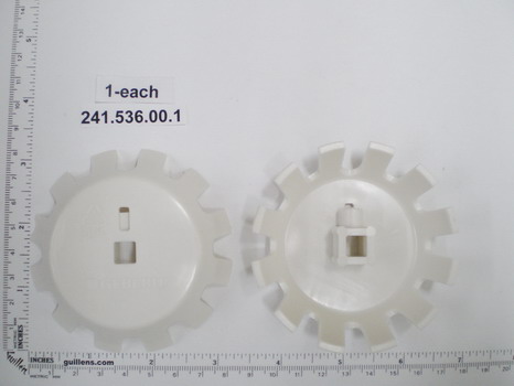 Geberit 241.536.00.1;; BWO bath waste and overflow system plastic handle adapter SMC; Unfinish   860.366.00.0; 860.366.00.1  ; - Use Geberit 242.777.00.1; Discontinued Product