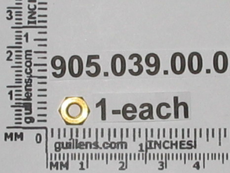 Geberit 241.611.00.1;; BWO bath waste and overflow system Nut hex brass and screw M4 SMC   905.039.00.0; 241.612.00.1; 905.039.00.1  ; - Use Geberit 242.777.00.1; Discontinued Product
