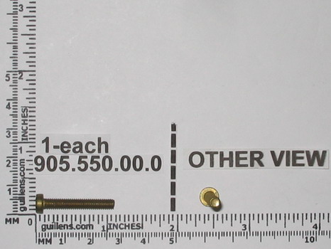 Geberit 241.612.00.1; ; bwo screw brass m4 x 25 smc; in Unfinish   905.550.00.0; 905.550.00.1  ; - Use Geberit 241.611.00.1; Discontinued Product