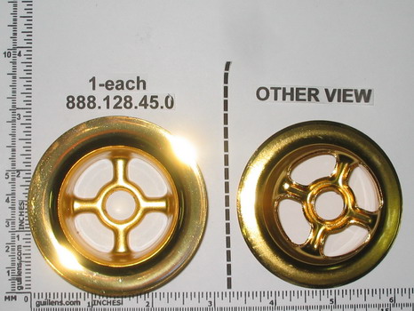 Geberit 241.612.45.1; ; bwo waste flange smc; in Gold  888.128.45.0; 888.128.45.1  ; Discontinued Product