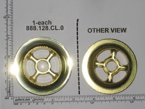 Geberit 241.612.CL.1;; BWO bath waste and overflow system Waste flange SMC; in Bright Brass   888.128.CL.0; 888.128.CL.1  ; - Use 241.612.21.1; Discontinued Product