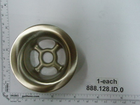 Geberit 241.612.ID.1;; BWO bath waste and overflow system Waste flange SMC; in Brushed Nickel   888.128.ID.1   888.128.FW.0; Dicontinued Product - Use Geberit 242.767.00.1;