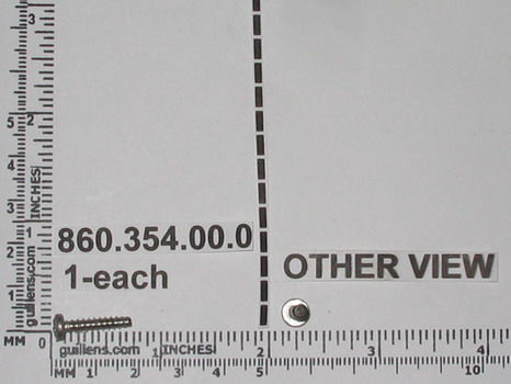 Geberit 241.629.00.1;; Screw SS PT NR5 SMC; Unfinish   860.354.00.0; 860.354.00.1  ; - Use 242.777.00.1; Discontinued Product