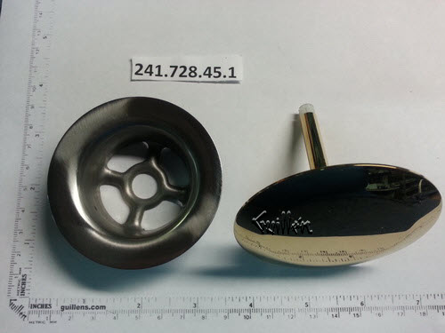 Geberit 241.728.45.1;; BWO bath waste and overflow system Brass plunger SMC; in Gold   888.466.45.0; 888.466.45.1; 241.534.45.1; 241.612.45.1; 888.128.45.0; 888.128.45.1  ; Discontinued Product