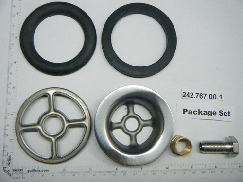 Geberit 242.767.00.1; ; Kit Turn Control 12.7 mm; in Stainless Steel; ;   Replaces 241.616.00.1; 886.189.25.1; 886.189.25.0