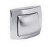 Geberit 240.571.KA.1; ; Hand-operated actuator for single flush for WC flush control with pneumatic flush actuation; in bright chrome / matt chrome; ;