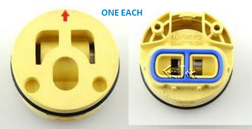 Gerber 95-152; ; cartridge pressure balance spool for single lever faucet safetemp II; in Unfinish