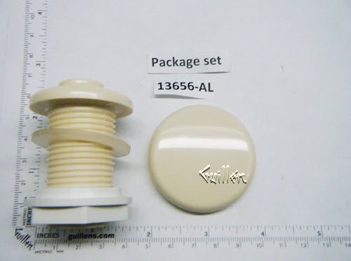GG Industries 13656-AL; ; air control 1/2"" inch top draw; in Almond; Discontinued Product