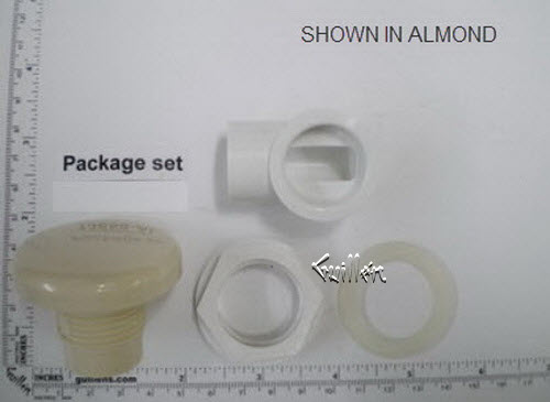 GG Industries 13658-WH; ; 1/2 90 air control; in White; Discontinued Product - Use GG Industries 13717