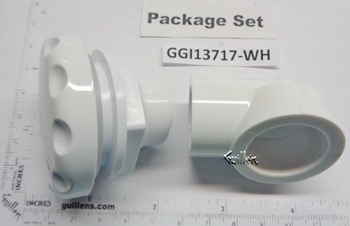 BALBOA 13717-WH 1/2IN C/F SCLP SNAPCAP W/90 EL