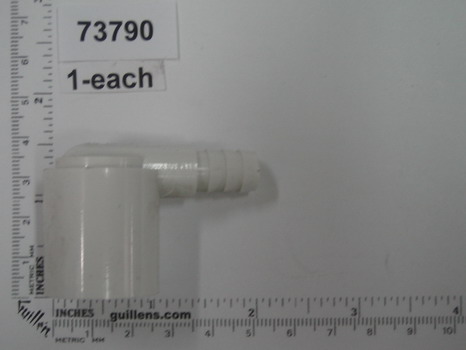 GG Industries 73790; ; 90 degree ell 1/2" inch slip x 3/8" inch barb; in Unfinish