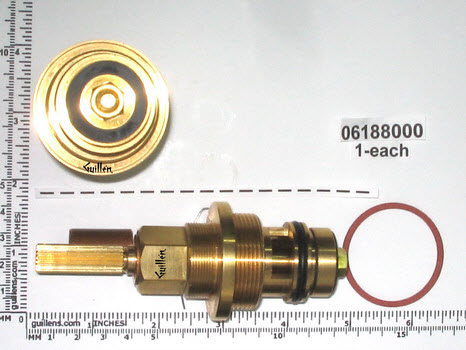 Grohe 06188000;;__ 4-3/4in Hex; Diverter cartridge; in Unfinish