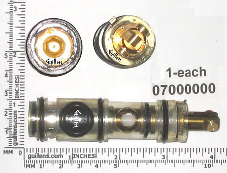 Grohe 07000000; Euromix Ladylux;__ 3-7/8in Rnd; Single lever cartridge; in Unfinish; Replaces 07579000; 07800000; 07800