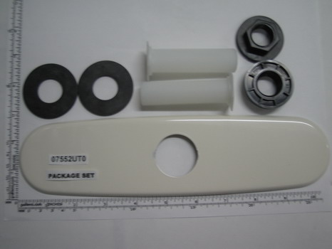 Grohe 07552UT0; Euro; 10"" escutcheon; in Biscuit; Discontinued Product