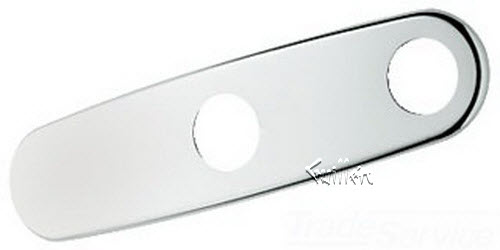 Grohe 07555 Euro; 10" Two Hole Escutcheon