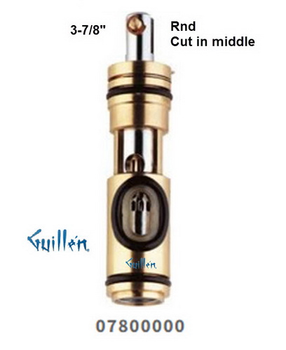 Grohe 07800000;;__ 3-7/8in Rnd; Single lever cartridge;; in Raw