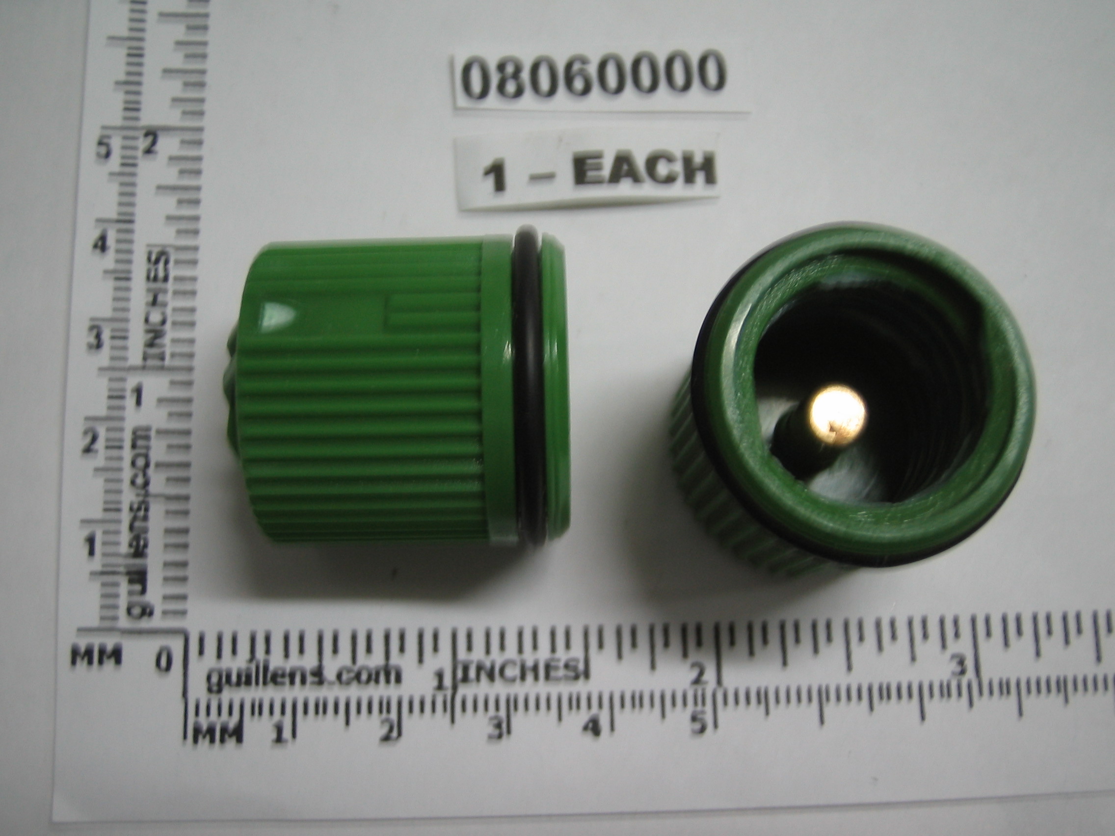 Grohe 08060000; Grohtemp; __ 1-1/8in Rnd; Thermostatic cartridge Green Cap; in Green