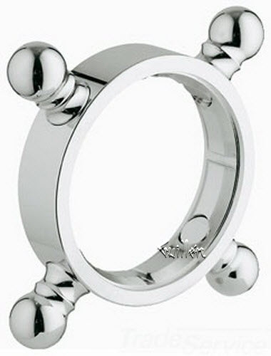 Grohe 08325 Grohtemp; Decorative cross handle ring