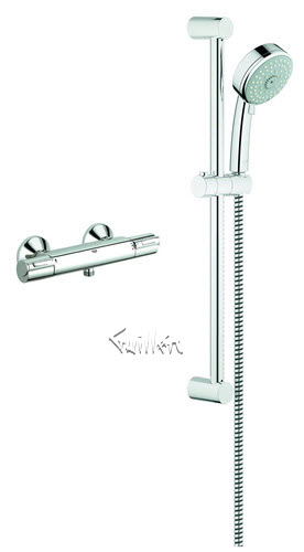 Grohe 117164; Grohtherm 1000 and ; Exposed THM shower kit; in Unfinish; Discontinued Product - Use Grohe 122629