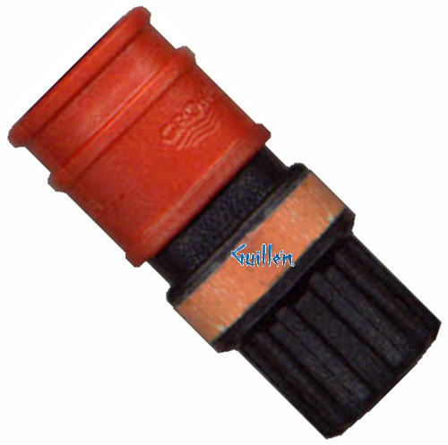 Grohe 12365000; ; Quick coupling (red) manufactured 2005-Present has flow restrictor ; in Red
