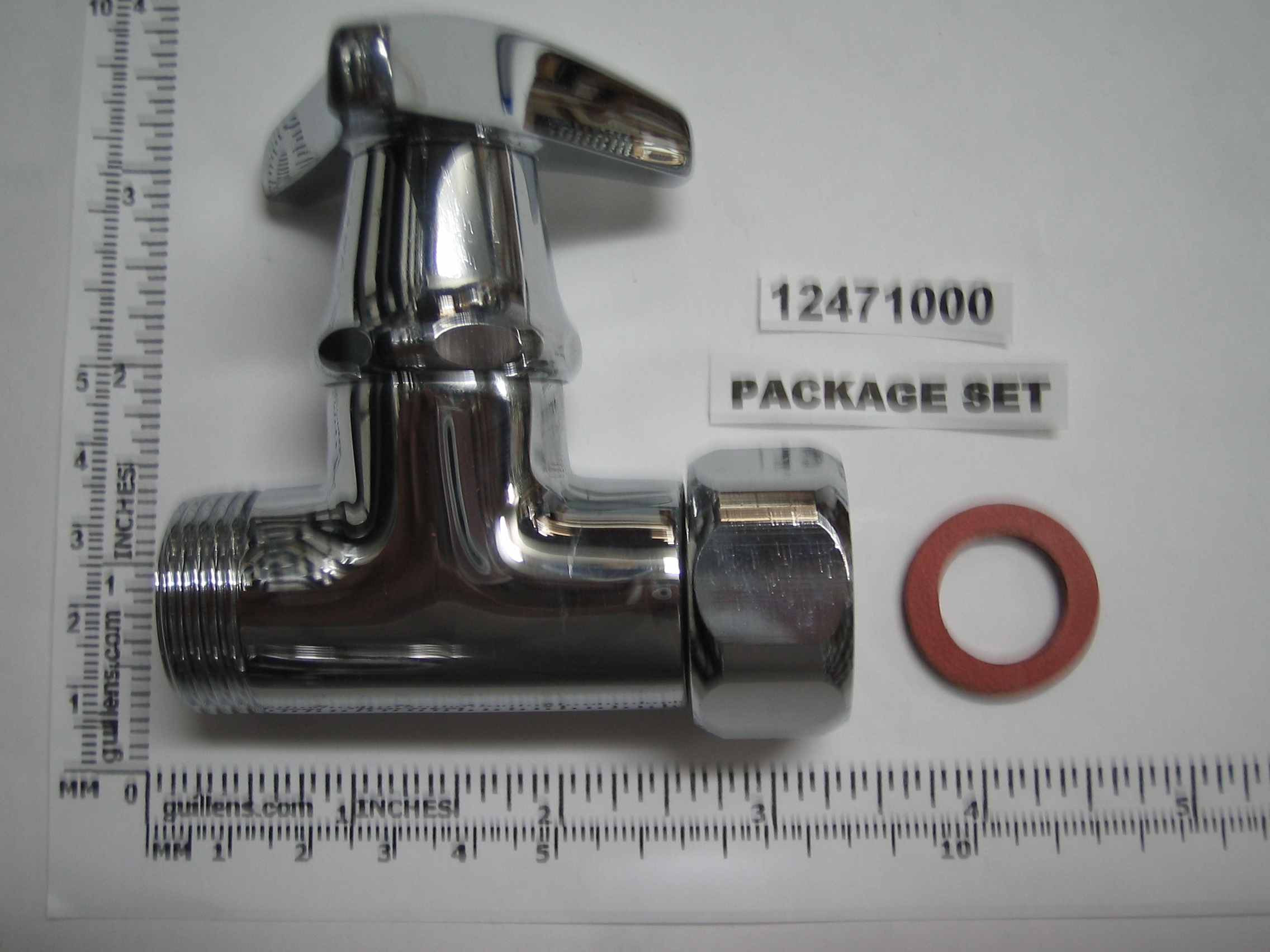 Grohe 12471 ; Exposed Stop Valve 3/4" female threads Tricorn handle