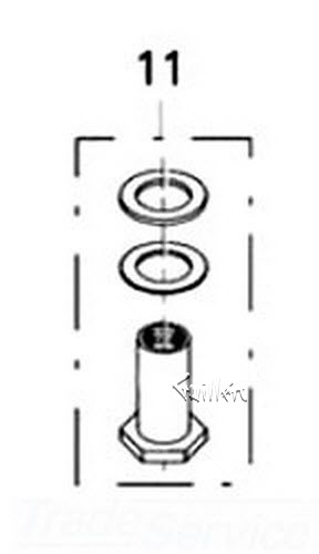 Grohe 12922000; ; Spray extension kit; Unfinish; Discontinued Product