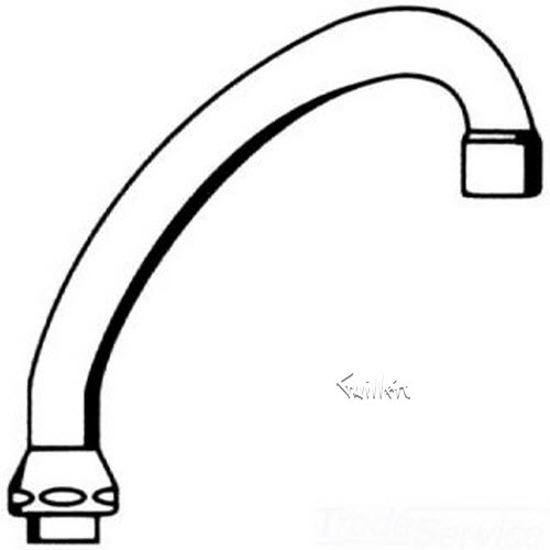 Grohe 13421 Classic; 5 1/2" Gooseneck swing spout