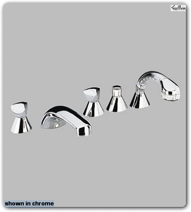 Grohe 13475 Classic; Roman Tub Filler Adjustable personal hand shower 3/4" valves