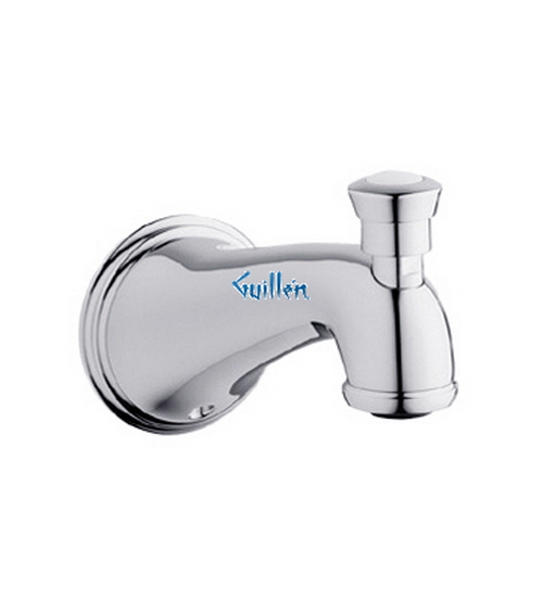 Grohe 13610 Geneva; 6" Wall Mounted Diverter Tub Spout 3/4 NPT female threads