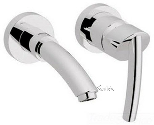 Grohe 19293AV0 Tenso 2-hole wall mount vessel trim Satin Nickel - Discontinued Product!