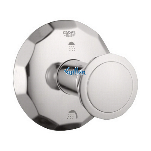Grohe 19271EN0; Kensington; 3-port diverter trim with round handle; in Infinity Brushed Nickel; Discontinued Product