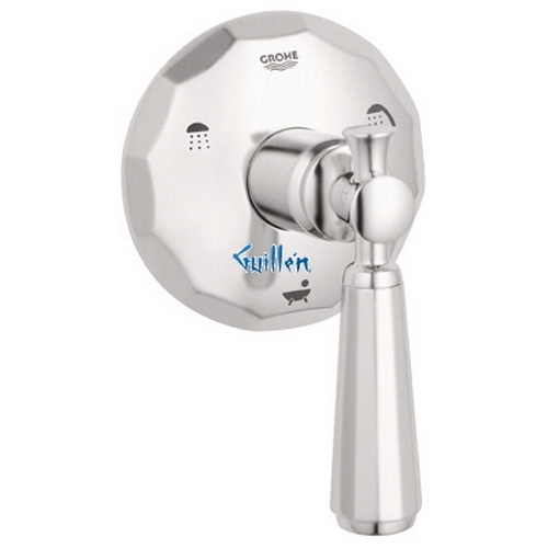 Grohe 19272EN0; Kensington; 3-port diverter trim with lever handle; in Infinity Brushed Nickel; Discontinued Product