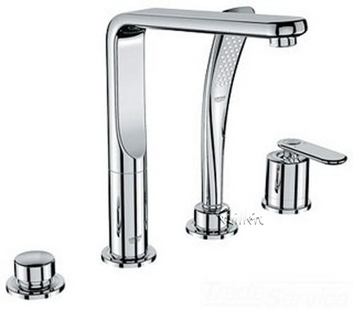 Grohe 19374000; Veris; Veris OHM trimset bath 4-h; in Chrome; Discontinued Product - Use Grohe 19373000