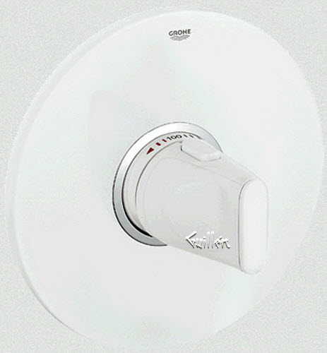 Grohe 19438LS0; GROHE Ondus; Grohe Ondus Thermostat Trim; in White ; Discontinued Product
