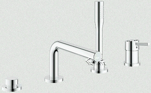 Grohe 19576; Concetto; single handle trimset bath 4 hole   19576001