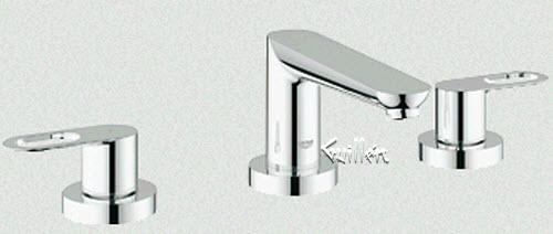 Grohe 19593000; BauLoop; BauLoop 3-h roman tub US; in Chrome; Discontinued Product - Use Grohe 19592000