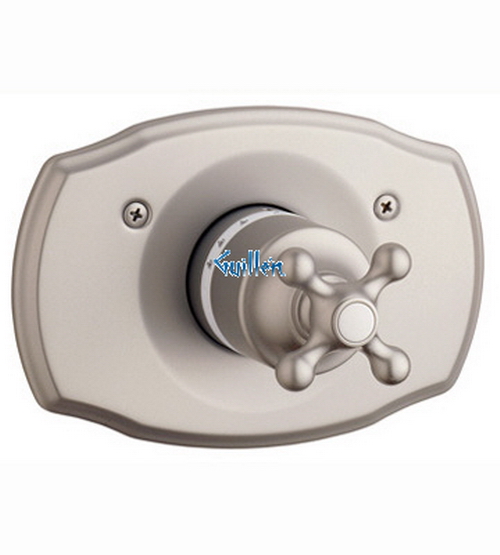 Grohe 19612AV0; Seabury; Thermostatic trim with cross handle; in Satin Nickel; Discontinued Product
