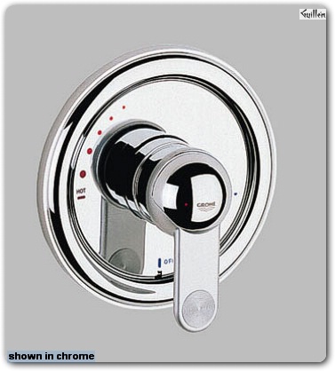 Grohe 19704 Eurotrend; Pressure Balance Valve Trim Set Lever handle design