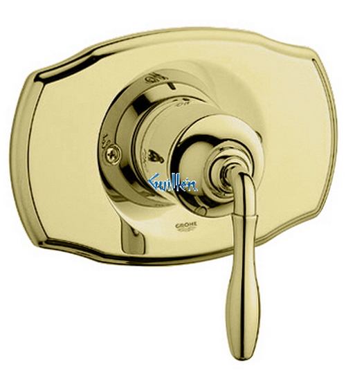 Grohe 19708R00; Seabury; Pressure balance valve trim with lever handle; in Polish Brass; Discontinued Product
